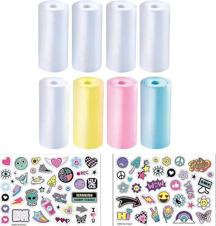 Actual product image Canal Toys Instant Camera Refill Kit 8x Foto-Papier + Sticker (10 pcs.)
