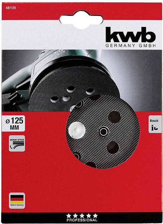 Produktbild kwb Klettgummiteller 125 Mittel
