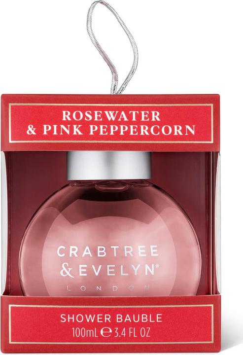 Immagine prodotto Crabtree & Evelyn Gel doccia all'acqua di rose e pepe rosa per tutti i tipi di pelle, 100 Ml (100 ml)
