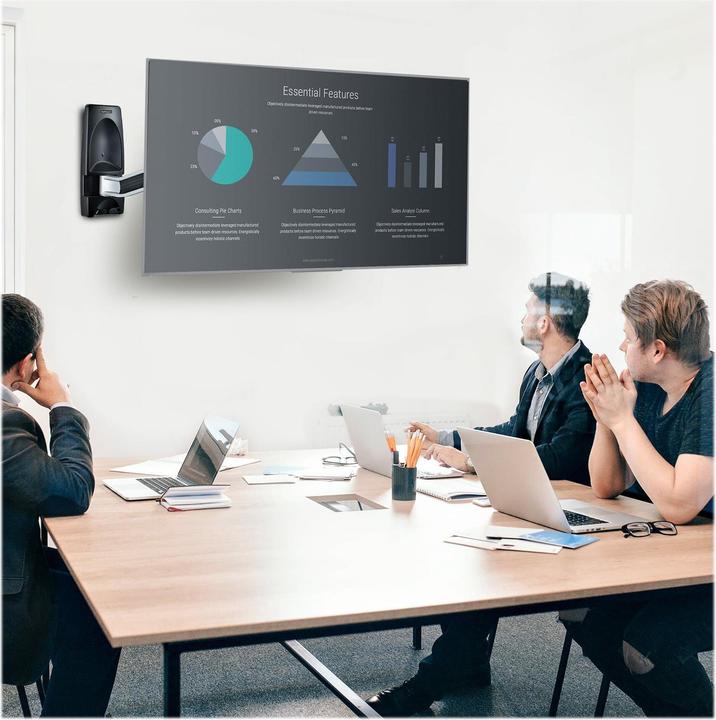 Produktbild StarTech COM Articulating TV Wall Mount VESA Wall Mount TV Bracket for 65 inch/99lb/Curved TVs Corne (Wand, 45 kg, 26" - 65")