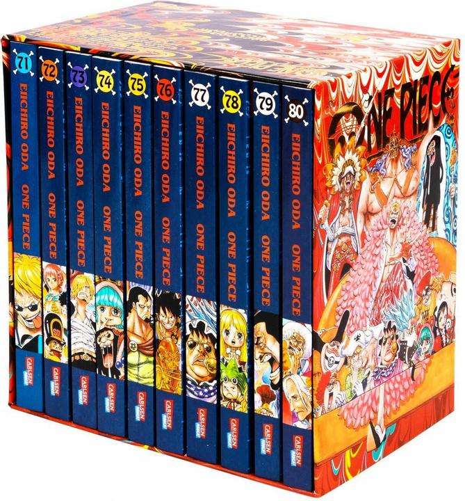 Actual product image One Piece Sammelschuber 8: Dressrosa (inklusive Band 71-80) (German, Eiichiro Oda, Antje Bockel, 2025)