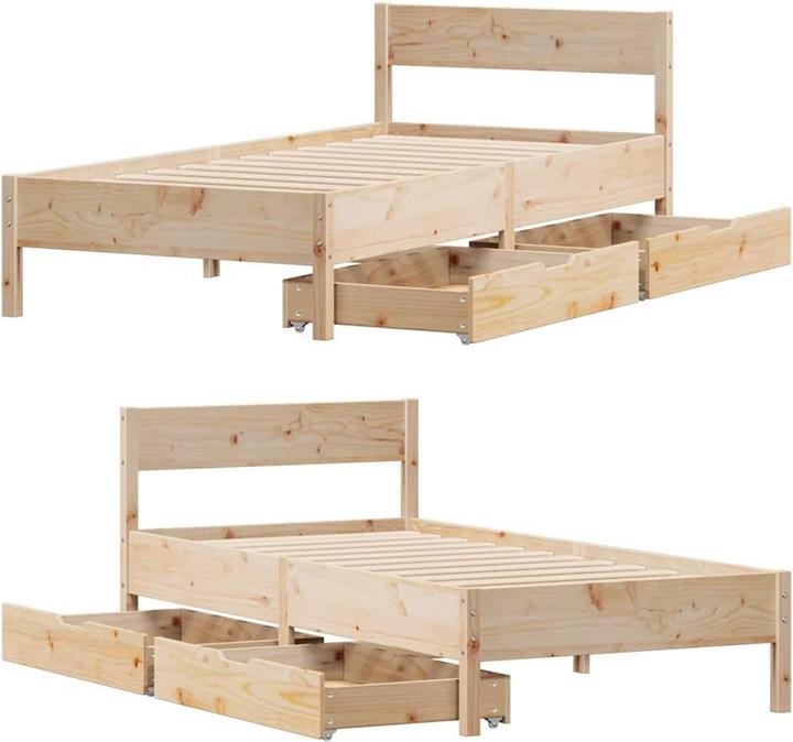 Actual product image VidaXL Bed without mattress (120 x 200 cm)