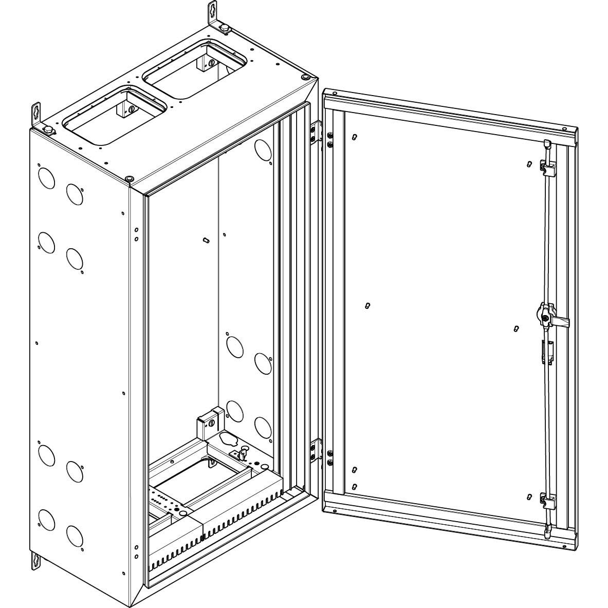 ABN NT27P, Serverschrank Zubehör, Weiss