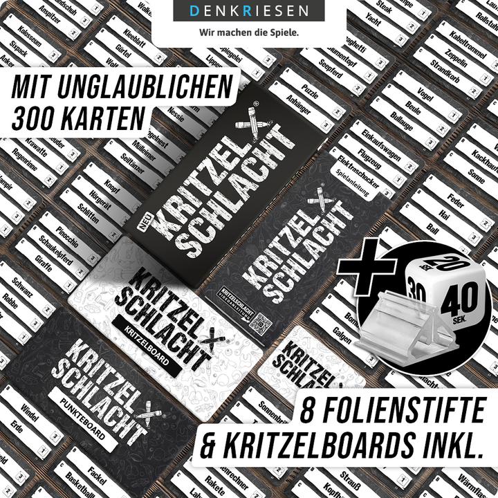 Produktbild Denkriesen Partyfieber - Kritzelschlacht (d) (Deutsch, 3 - 8 Spieler)