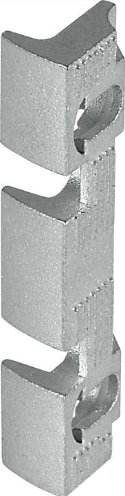 Produktbild effeff Aufschraubstück Serie 118, 44,5 x 14 x 8,5 mm, Stahl verzinkt