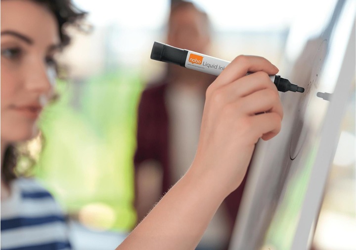Produktbild Nobo Liquid Ink Boardmarker (Mehrfarbig, 3 mm, 6 x)