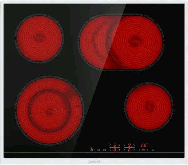 Actual product image Gorenje ECT 643 BX Kochfeld Ceran 60cm autark Ed-Rahmen Ausschnitt 56x49c