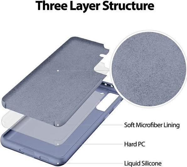 Actual product image Silicone iPhone 15 Pro Max 6,7" fioletowy /purple (Apple iPhone 15 Pro Max)