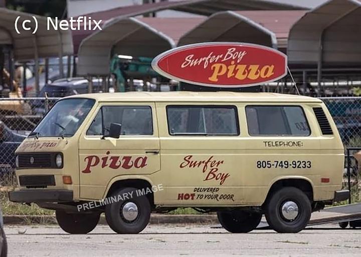 Actual product image Revell Stranger Things VW T3 Bus Surfer Boy