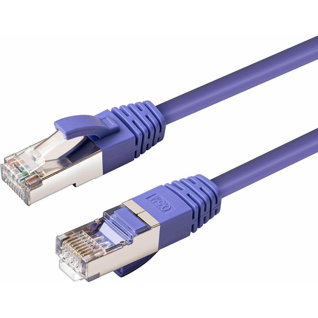 MicroConnect CAT6A S/FTP 3m Purple LSZH (S/FTP, CAT6a, 3 m), Netzwerkkabel