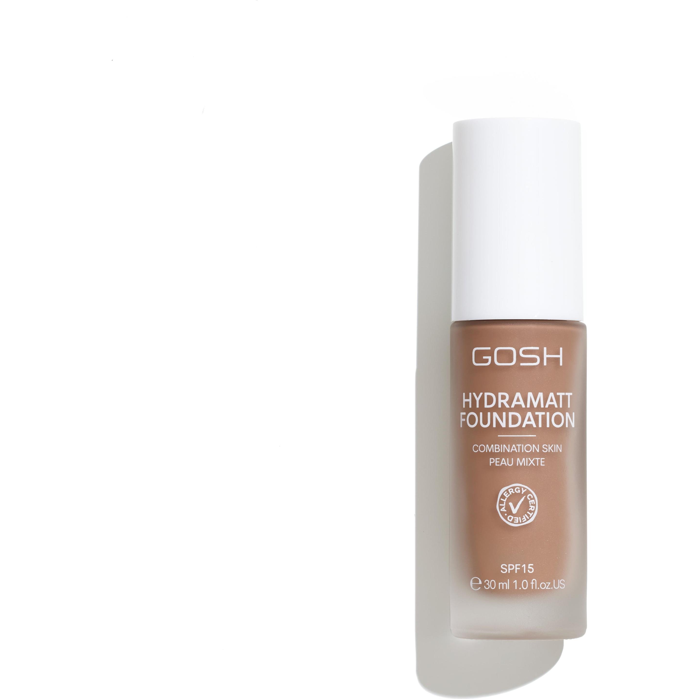 Thumbnail - Copenhagen, Foundation, GOSH - Hydramatt Foundation Dark 014R 30 ml (014R)