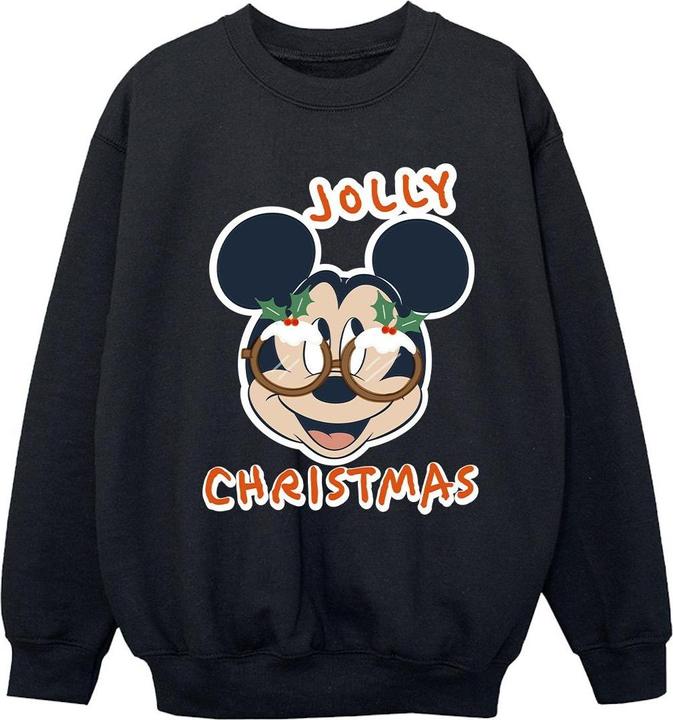 Produktbild Disney Mickey Mouse Jolly Christmas Glasses Sweatshirt Mädchen (116)