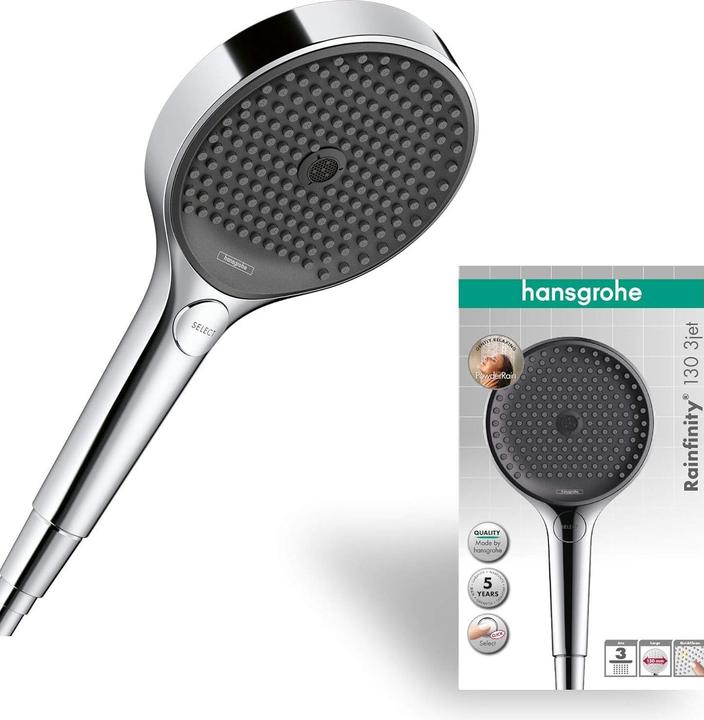 Image du produit hansgrohe Rainfinity 130 3 jets (3 Types de jets, 14 l/min)