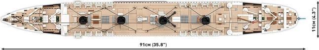 Actual product image Cobi Historical collection R.M.S Titanic