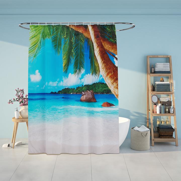 Actual product image Relaxdays Duschvorhang (200 x 180 cm)