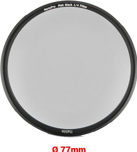 Image du produit Haida NanoPro Mist Black Dunst 1/4 Filter 77mm (77 mm, Filtre de diffusion)