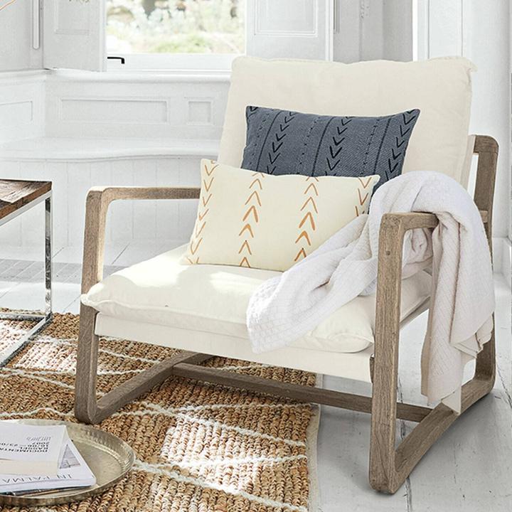 Produktbild Loberon Sessel Jowna creme/braun