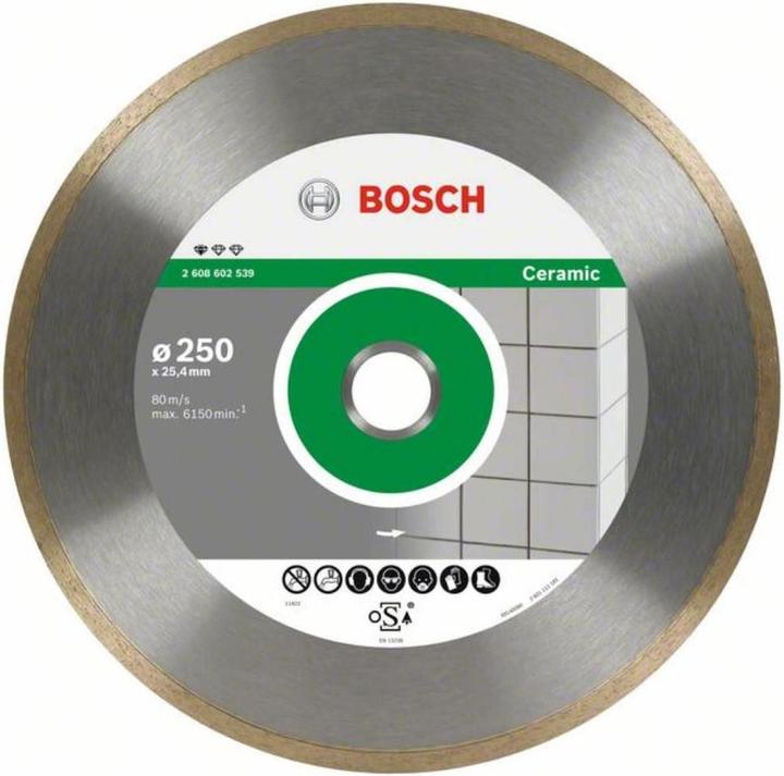 Actual product image Bosch Professional Zubehör Diamond saw blade Standard for Ceramic, 230 x 25.40 x 1.6 x 7 mm