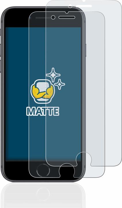 Actual product image BROTECT Anti-glare screen protector matt (2 Piece, Apple iPhone 8)