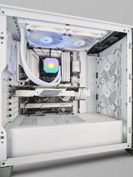 Produktbild Corsair AFS Series, AF120 SLIM WHITE, 120mmx15mm Fluid Dynamic Fan, Single Pack (120 mm, 1x)