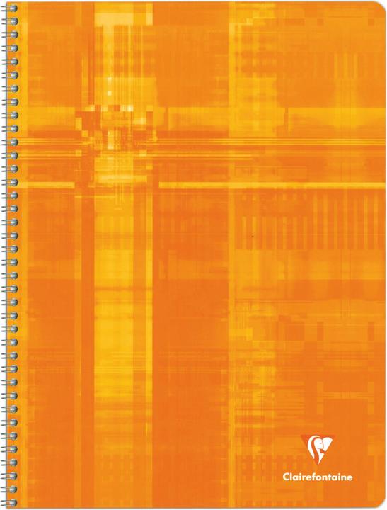 Actual product image Clairefontaine Spiral notebook (A4, Checked, Hardcover)