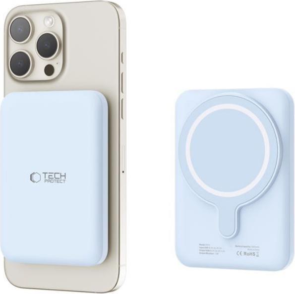 Image du produit Tech Banque d'alimentation Tech-Protect PB10 LifeMag 5000 mAh Mėlyna (5000 mAh, 15 W)