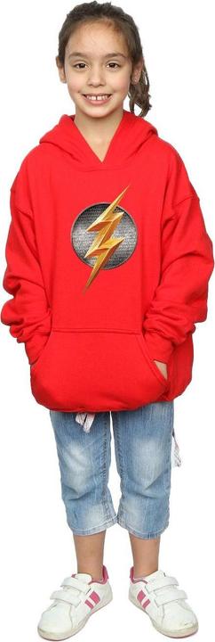 Image du produit - Sweat à capuche JUSTICE LEAGUE MOVIE FLASH EMBLEM - Fille (140, 146)
