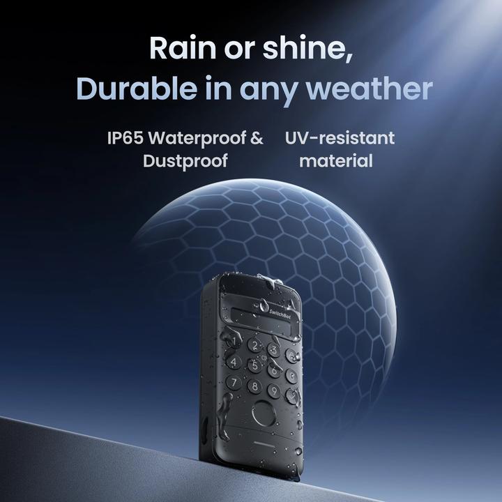 Actual product image SwitchBot Keypad Vision (Face recognition, Fingerprint, Electronic numerical code)