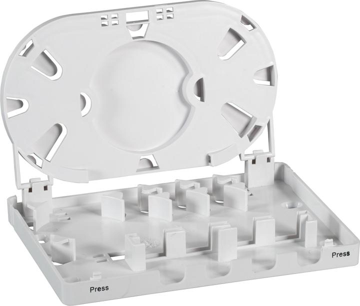 Produktbild EFB Elektronik FTTH Indoor Anschlussbox für 4Fasern, 4Kupplungen, Faserüberlängenaufnahme (Spleissbox)
