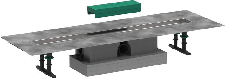 Actual product image hansgrohe Complete set uBox universal, for shower channels prefabricated sets, standard 800mm (800 mm)