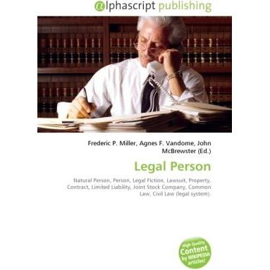 Legal Person, Fachbücher