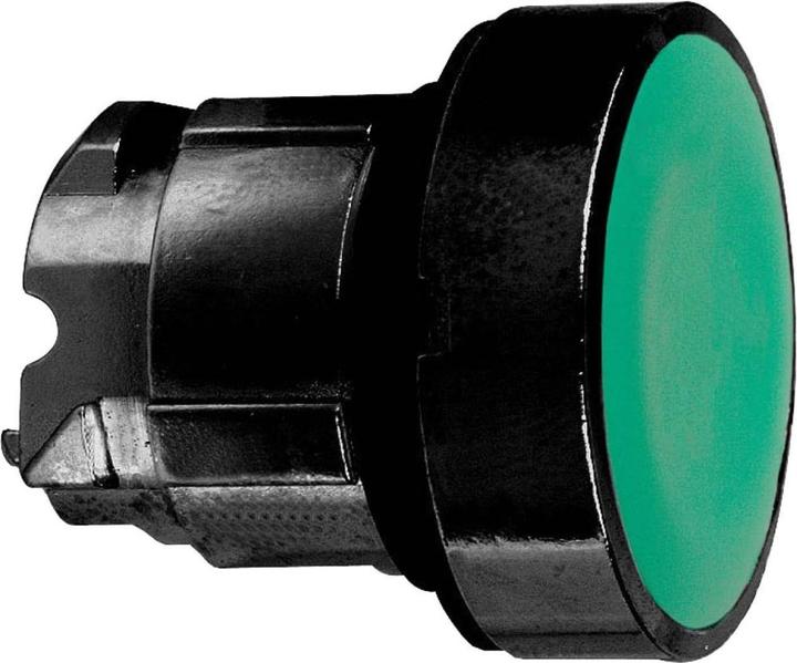 Produktbild Schneider Electric Pushbutton Head Flush Green Black Bezel