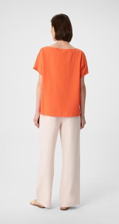 Immagine prodotto Comma Bluse Kurzärmeliges Blusenshirt mit U-Boot-Ausschnitt (38)