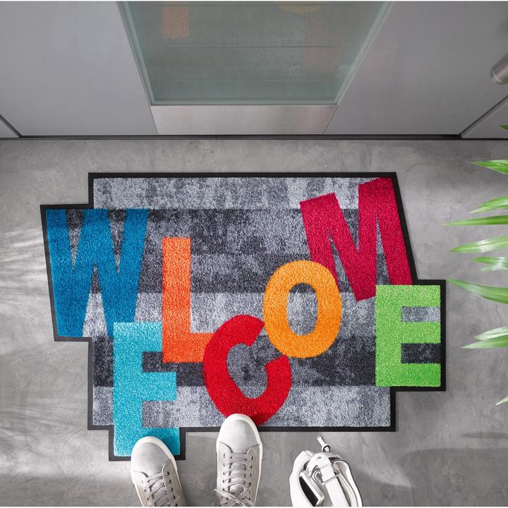 Actual product image Wash + Dry Crazy Welcome (60 x 85 cm)