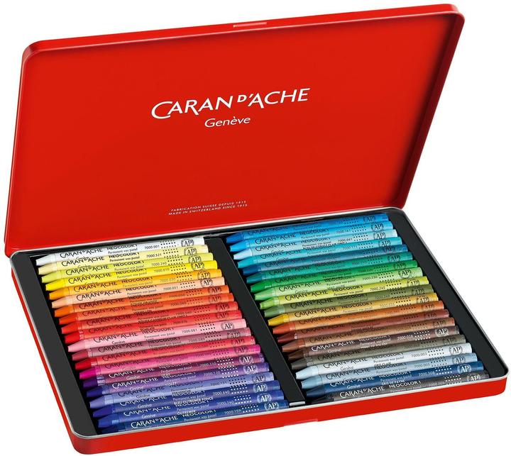 Actual product image Caran d'Ache Neocolor I Metallschachtel (Multicoloured, 40 x)