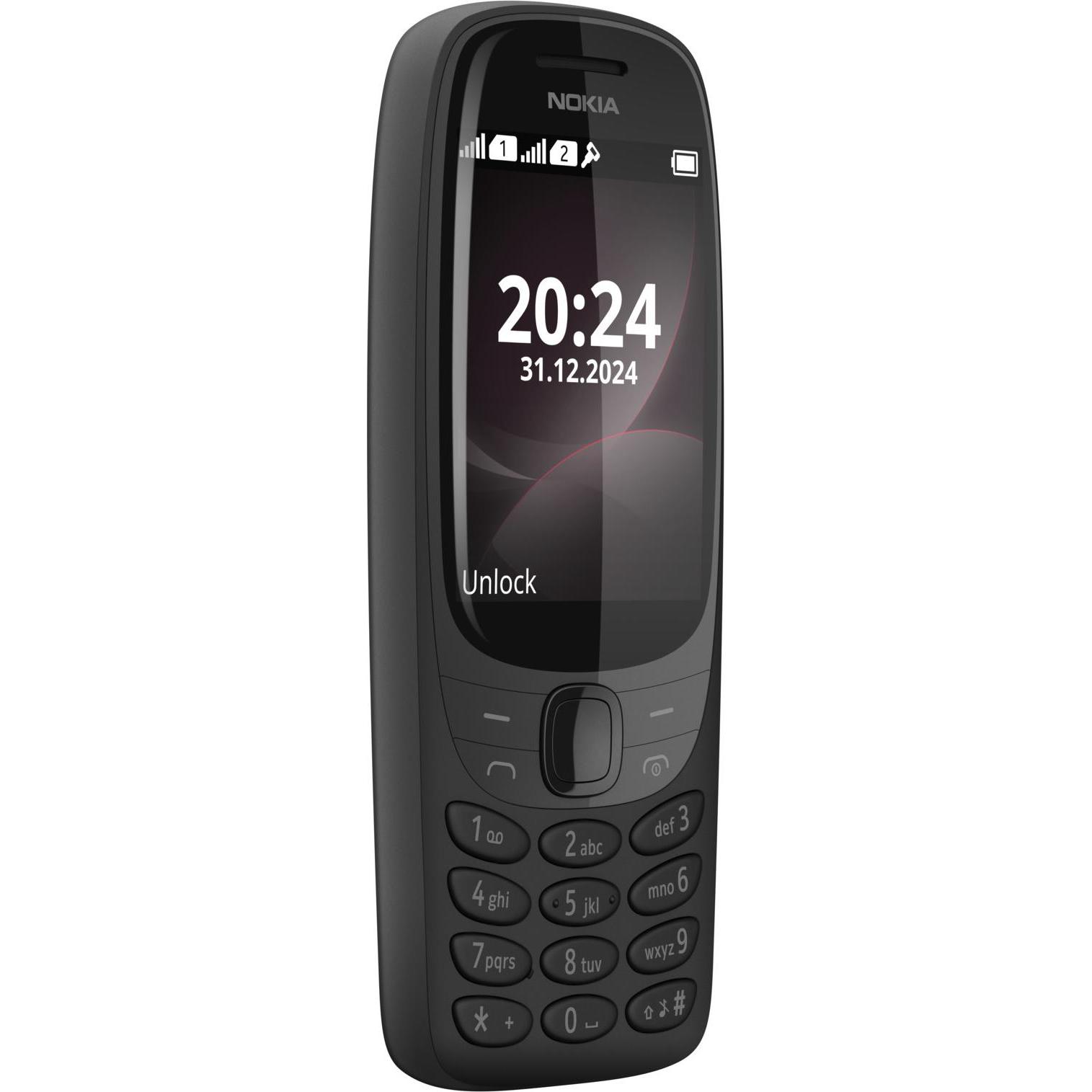 Nokia 6310 (2024) (2.80", 0.30 Mpx, 2G), Tastenhandy, Schwarz