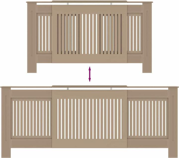 Image du produit vidaXL Heizkörperabdeckung