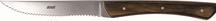 Immagine prodotto Abert Coltello da bistecca texano in acciaio/legno con lama seghettata L:235mm (Coltello)