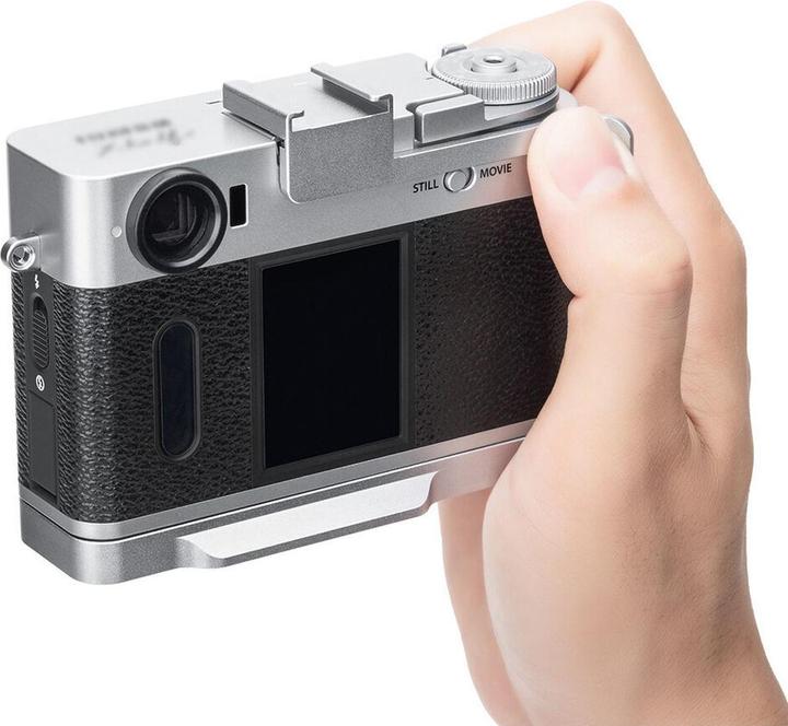Actual product image JJC HG XHALF Silver Camera Hand Grip Fuji X Half (Handgrip)