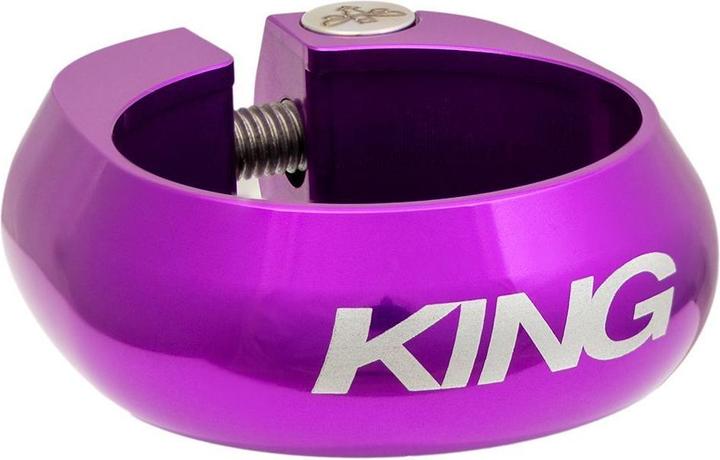 Chris King Seatpost Collar, 34.9mm, 3D violet