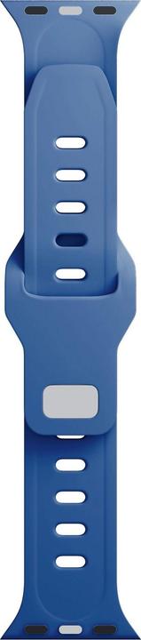 Produktbild 3MK Silicone Watch Strap Niebieski/Blue dla Apple Watch 42/44/45/49mm (42 mm, 49 mm, 45 mm, 44 mm, Silikon, Edelstahl)