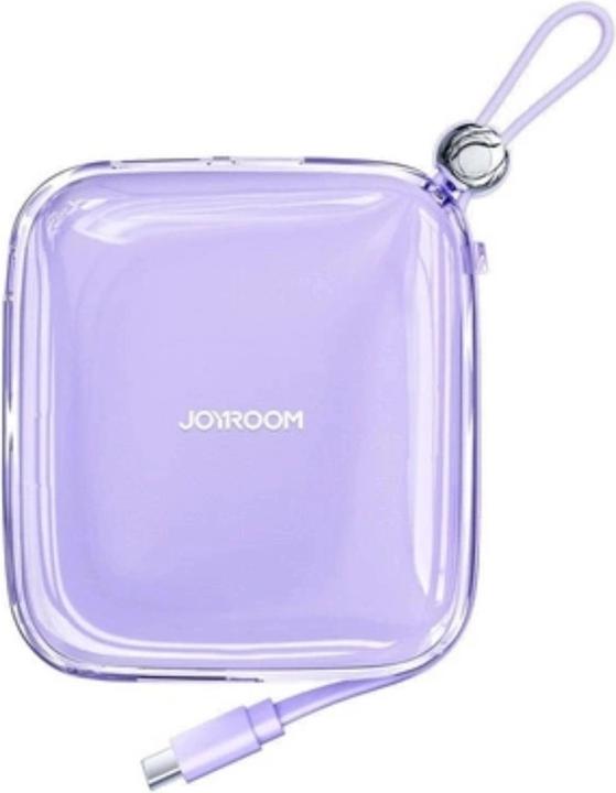 Joyroom Powerbank JR-L004 Jelly 10000mAh, USB C (Purple) (10000 mAh, 12 W, 37 Wh)