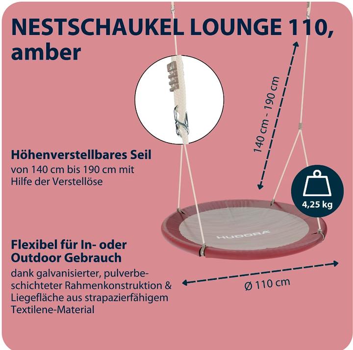 Produktbild Hudora Nestschaukel