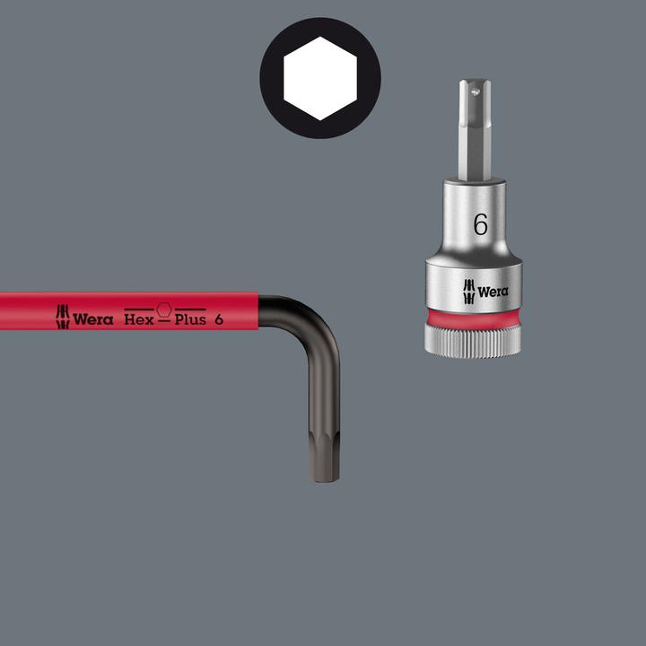 Actual product image Wera 950 SPKS Multicolour Hex-Plus 3/32"