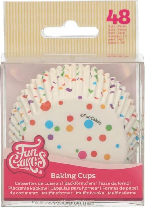 Produktbild FunCakes Muffin Backform Konfetti 48 Stück (5 cm)