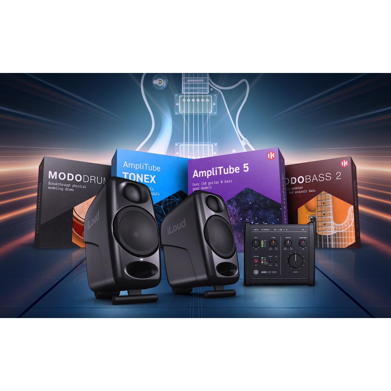 IK Multimedia Portable Guitar Studio Bundle, Audio Interface