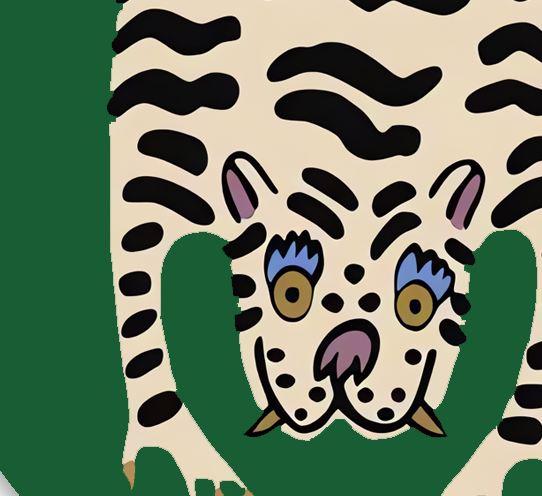 Actual product image Conceptum Hypnose Tiger Vista Carpet (120 x 180) (180 x 120 cm)