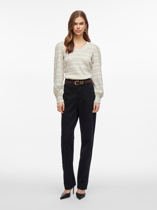 Actual product image Vila V-Ausschnitt Oberteil mit langen Ärmeln (XXL)