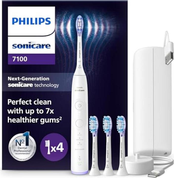 Produktbild Philips Sonicare 7100 HX7420/08 Wiederaufladbare Schallzahnbürste (Schallzahnbürste)