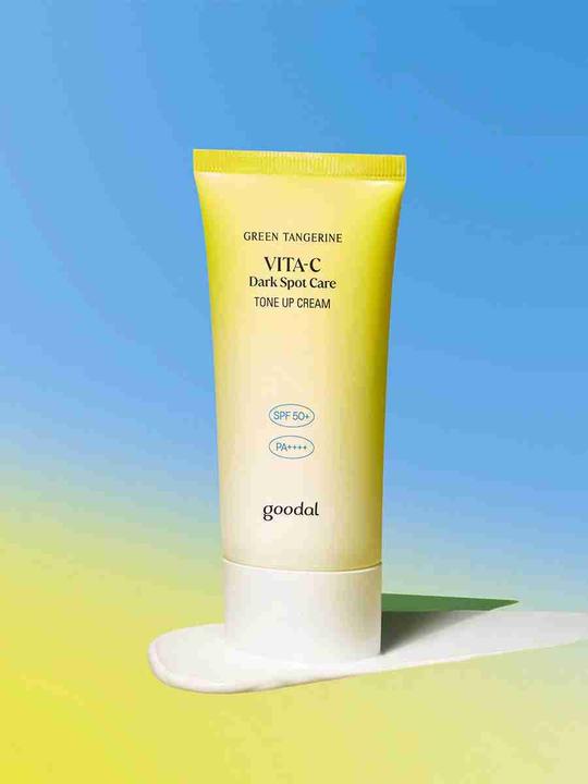 Actual product image Goodal Green Tangeriene Vita C Tone up Cream (50 ml, 24h cream, SPF 50+)